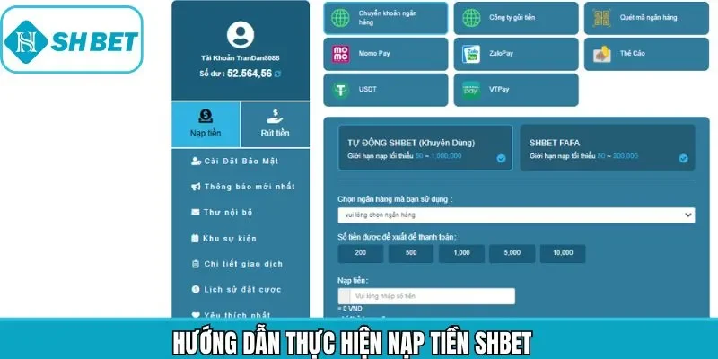 Quy trình thực hiện giao dịch đơn giản, nhanh chọn