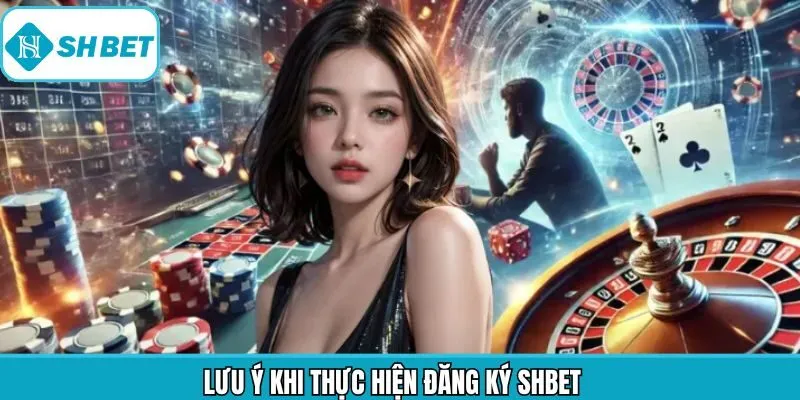 Một vài điều cần lưu ý khi đăng ký tài khoản Shbet